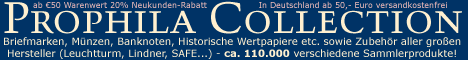 Prophila-Online-Shop für Sammler