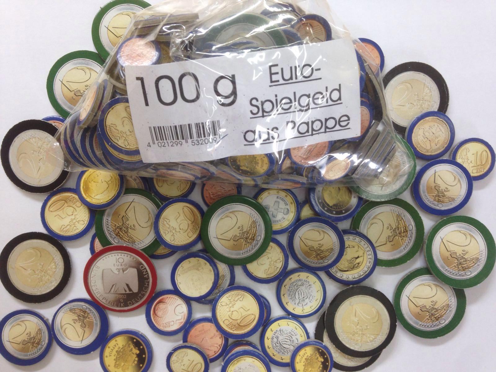EURO-Spielgeld aus Pappe