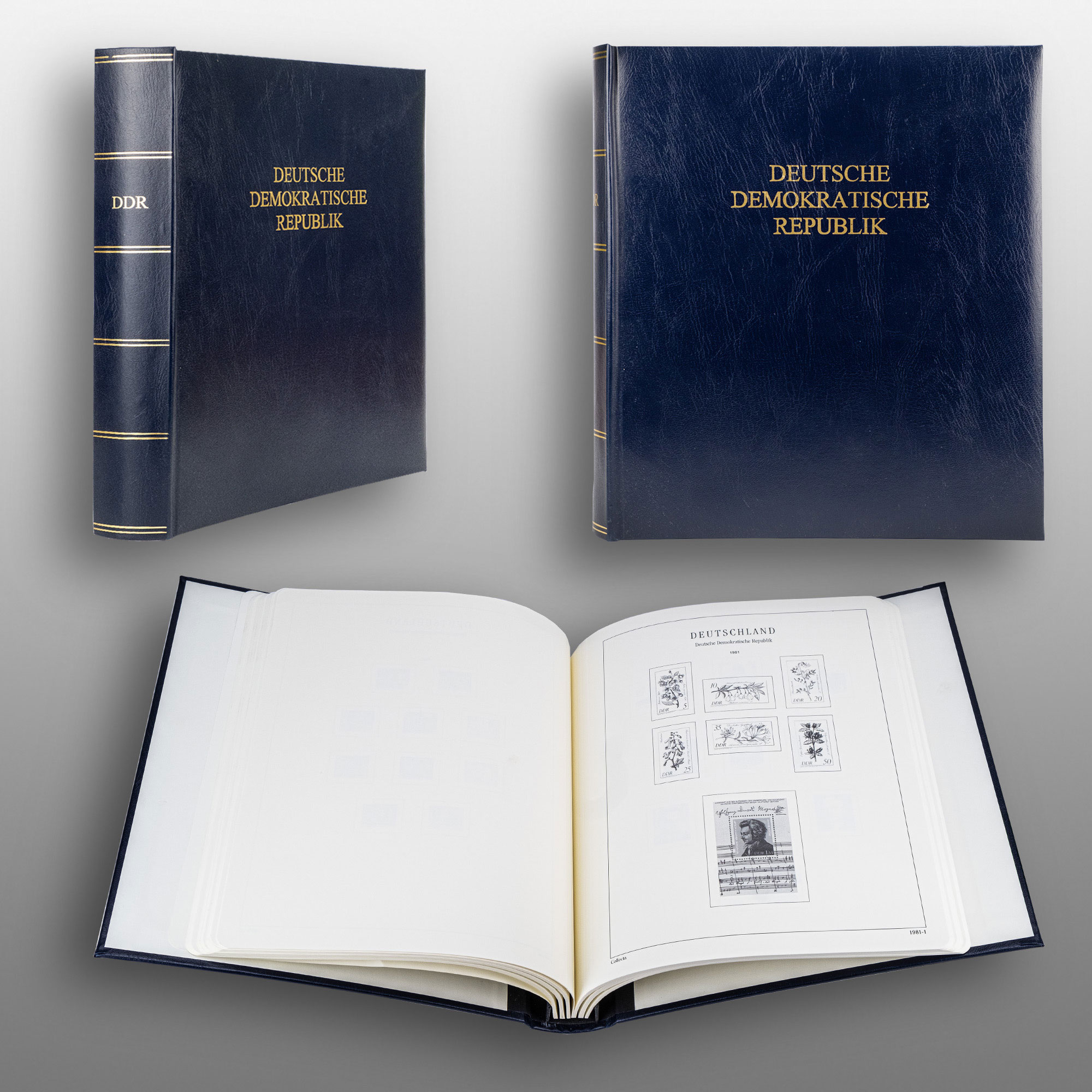 Collecta DDR Vordruckalbum mit dem kompletten falzlosen Vordrucktext DDR 1978-1983