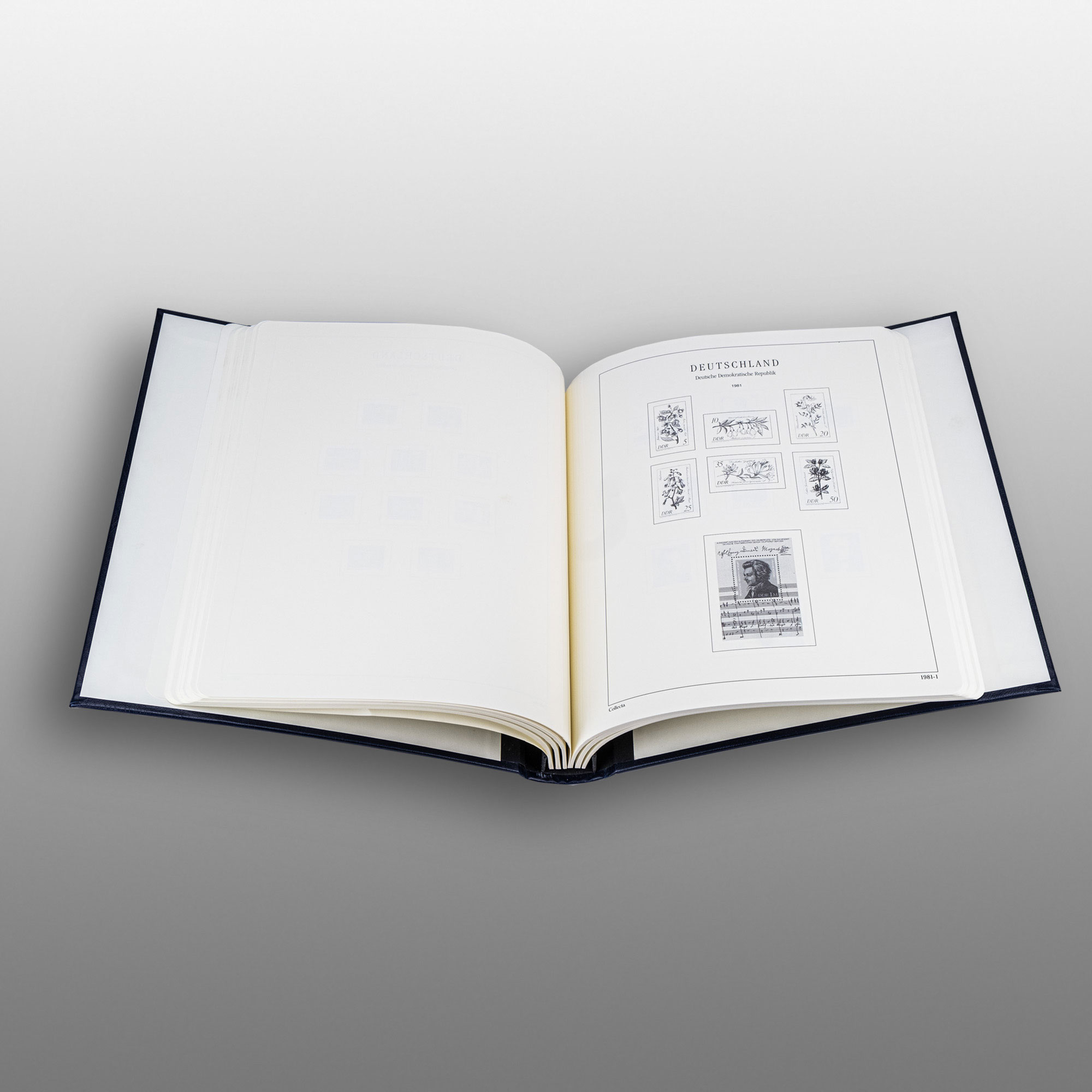 Collecta DDR Vordruckalbum mit dem kompletten falzlosen Vordrucktext DDR 1978-1983