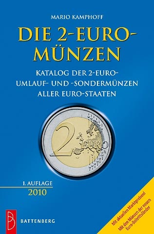 Die 2-Euro-Mnzen von Mario Kamphoff (2010, neuwertig)