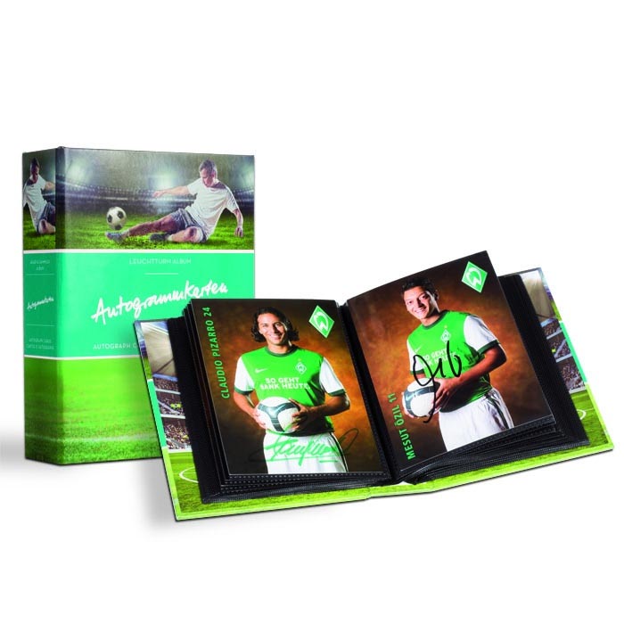 Taschenalbum mit 30 H�llen f�r 60 Autogrammkarten