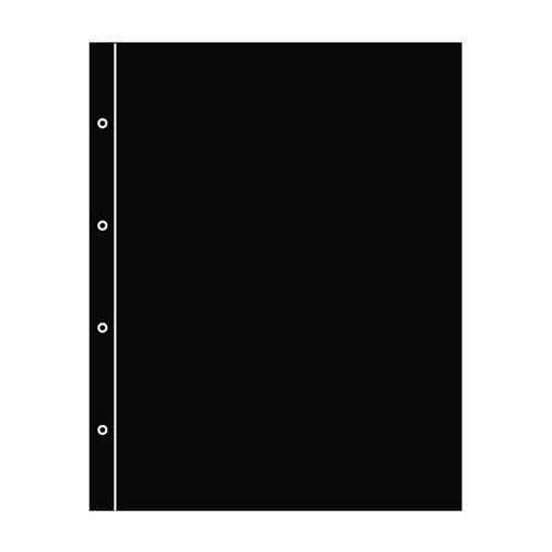 Kunststoffh�llen KANZLEI, Zwischenlagen, schwarz