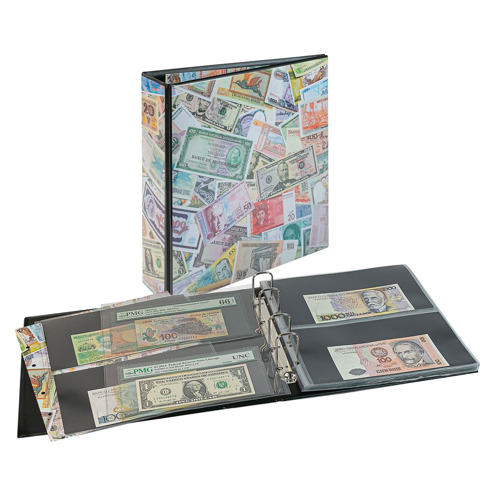 Lindner Multi BIG Banknotenalbum mit 20 glasklaren Blttern MU1384