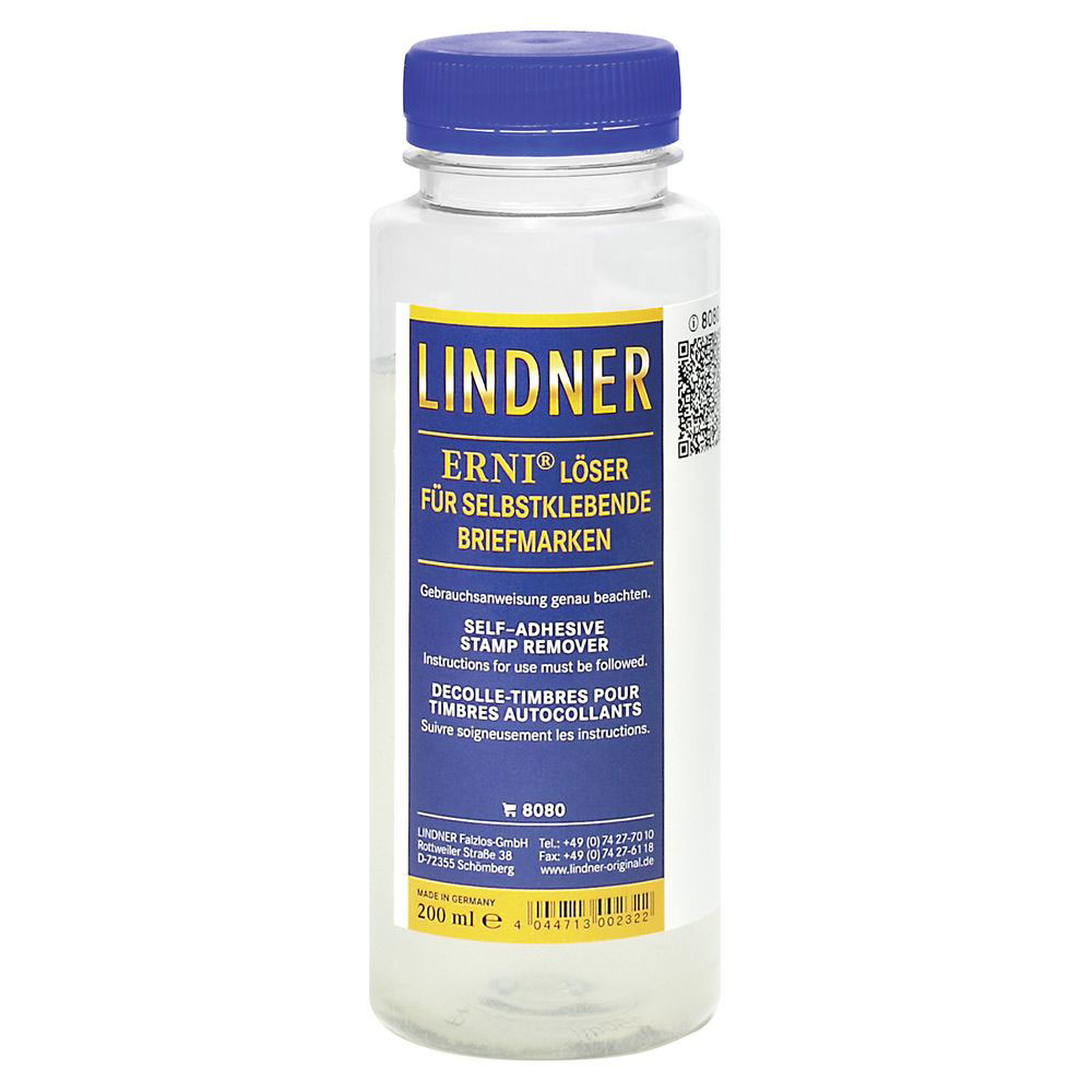 Lindner 8080 ERNI Briefmarken-Ablser fr selbstklebende Briefmarken, 200 ml