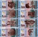 Australia 1 Aussie fino a 8 Aussies Souvenirschein Australia nuevo