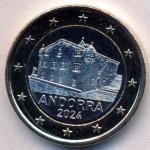 Andorra y 7 2024 Stgl./unzirkuliert 2024 1 Euro Kursmünze